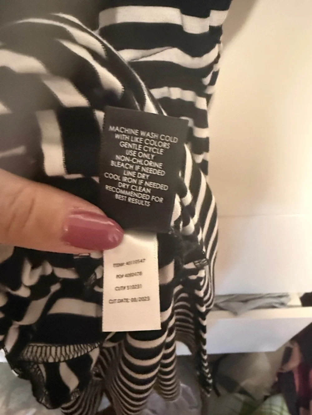torrid Black and White Striped Midi Dress - Picture 6 of 7